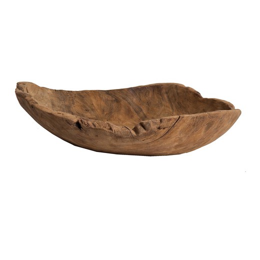 Tashkent Tropical Wood Centerpiece, Ø50x10cm