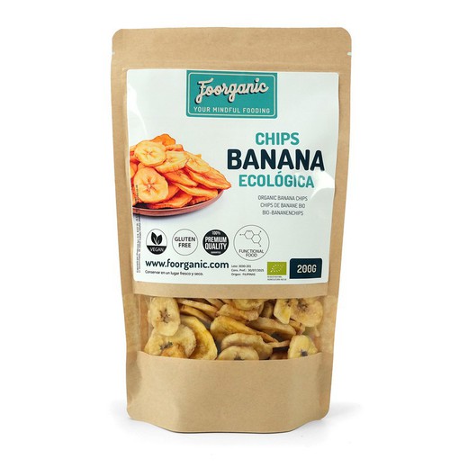 Chips di banana ECO, 200 gr