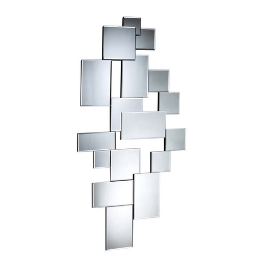 CITY-Rectangular Wall Mirror, 5x68x140 cm