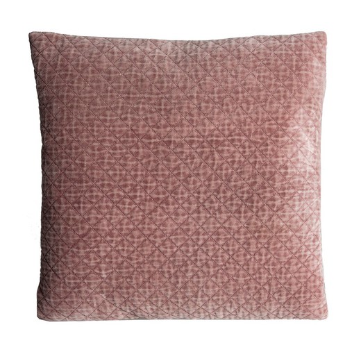Cojín de algodón rosa, 50 x 10 x 50 cm | Kiarona