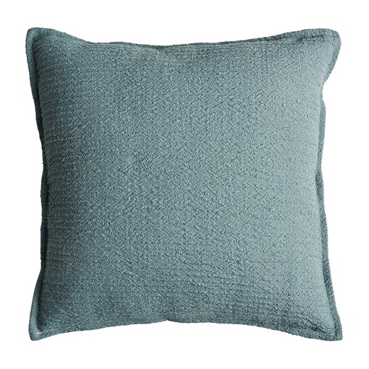 Blue polyester cushion, 41 x 9 x 41 cm | Nela