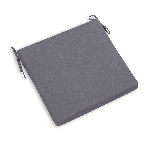 Chillvert Gandía Square Chair Cushion 38x38x4,5 cm Gray Removable cover