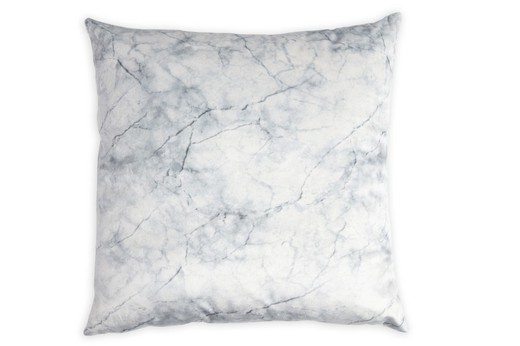 Marble Polyester Cushion with Zipper 40x40 cm.