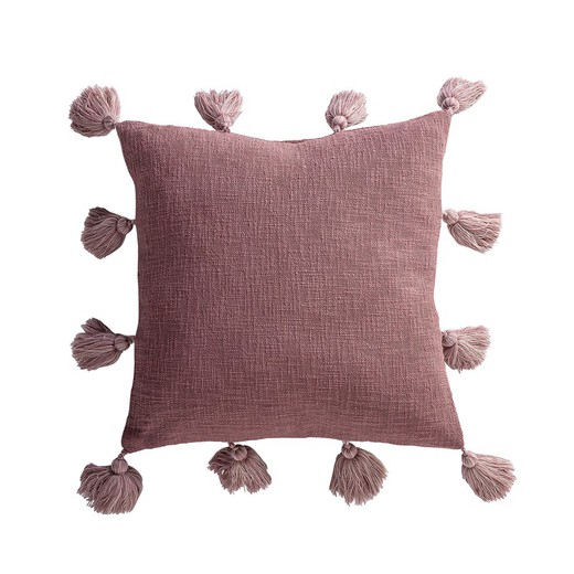 TATIS Cushion in Pink Cotton, 52x13x52 cm.