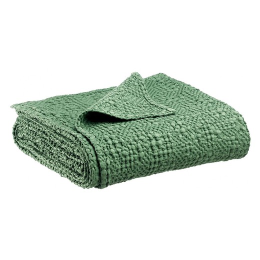 Trapunta in cotone verde | Tana