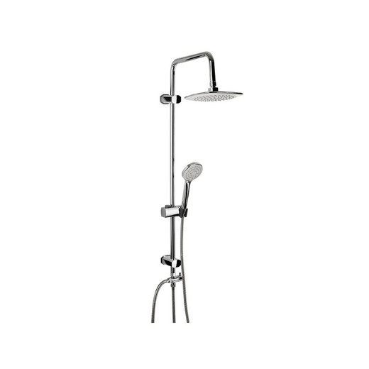 Metal shower column in silver, 20 x 40 x 110 cm