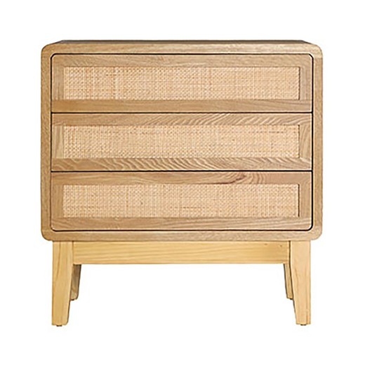 Commode en bois de sapin naturel, 78 x 40 x 79 cm | Doazit