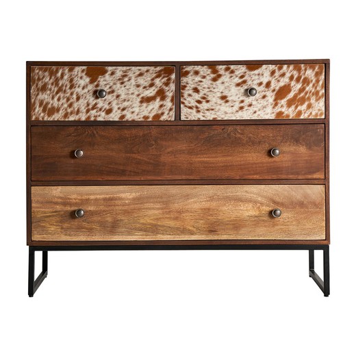 Brown Texas Mango Wood Dresser, 110x45x85cm