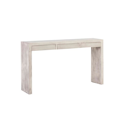 Gray wooden console, 140x30x75 cm