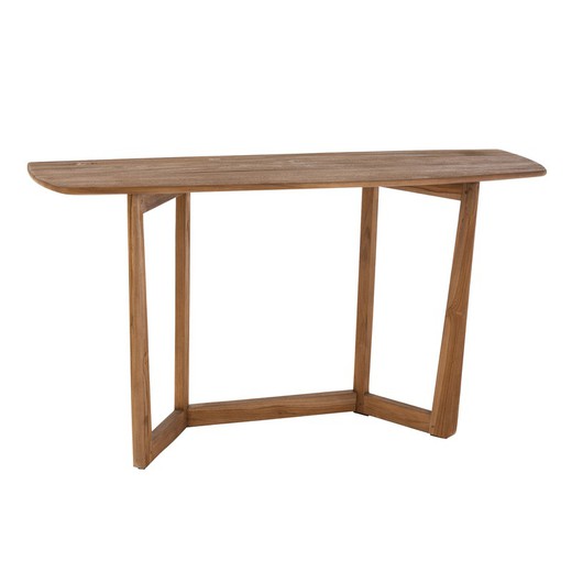 Console en bois naturel Maty, 140x40x78 cm