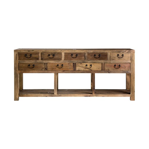 Ikast Recycled Pine Console, 190x45x80cm