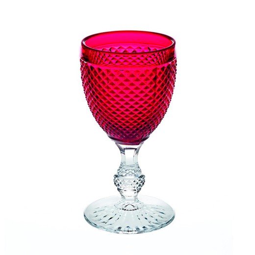 Copa de vino Bicos de cuerpo rojo, Ø8,8x17cm
