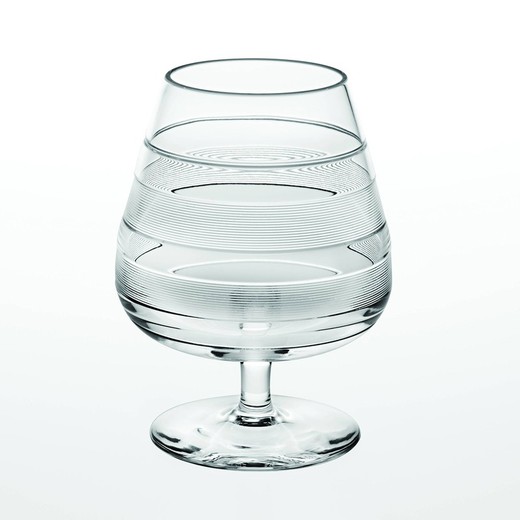 Vinile in vetro cristallo cognac, Ø9,4x14,5cm