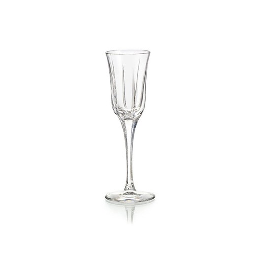 Klarglas Schnapsglas, Ø 5,1 x 16 cm | Text