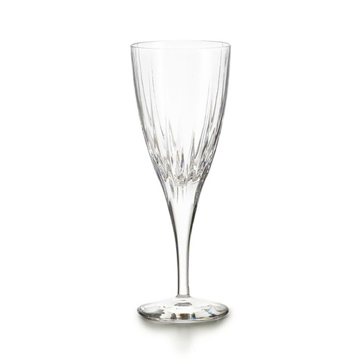 Bicchiere da vino bianco in vetro trasparente, Ø 7 x 18 cm | Fantasia