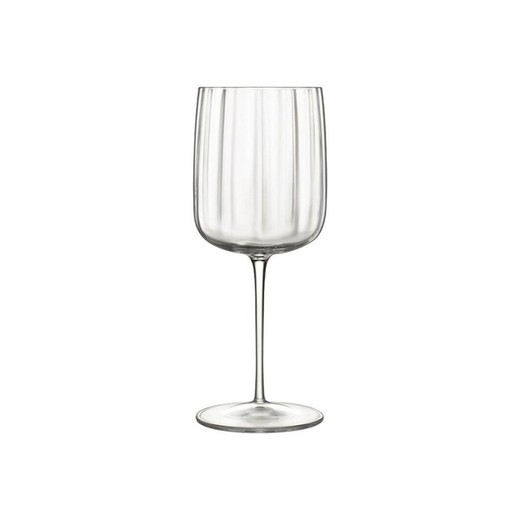 Crystal wine glass in transparent, 8.9 x 8.9 x 22 cm | Jazz Spritz