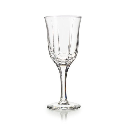 Klart glas rödvinsglas, Ø 8,1 x 19 cm | text