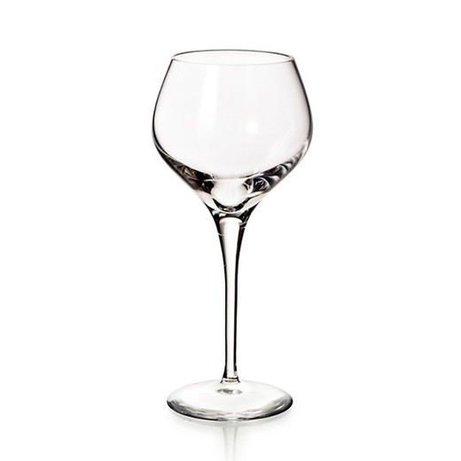 Copa de vino tinto de cristal transparente, Ø 8,2 x 22 cm | Lybra