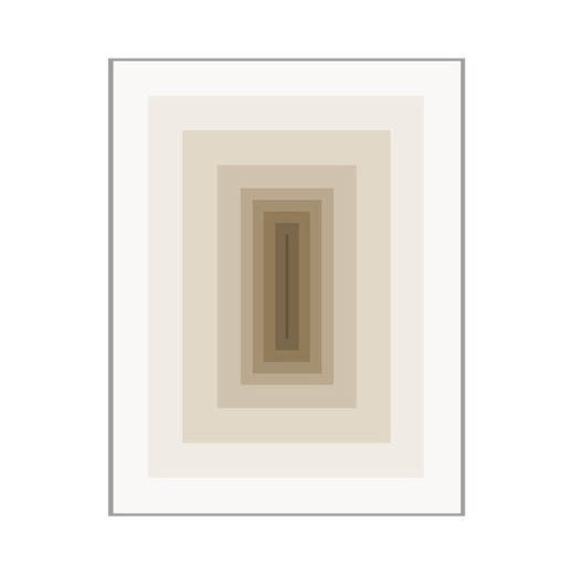 Cuadro de Metacrilato Marrón, 100x3x130 cm