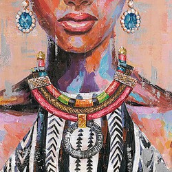 Peinture Visage Africain