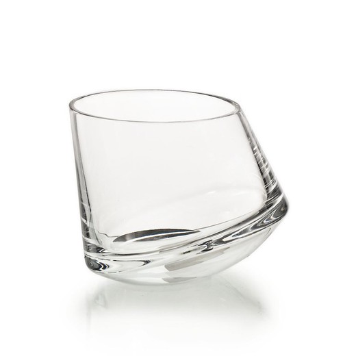 Ishink i genomskinlig glas, Ø 17,5 x 14,5 cm | Zanzibar