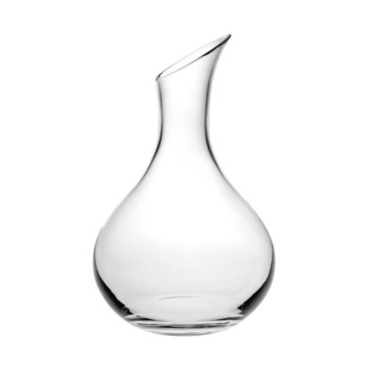 Decantador de vidrio transparente, Ø 16,5 x 26,5 cm | Aroma