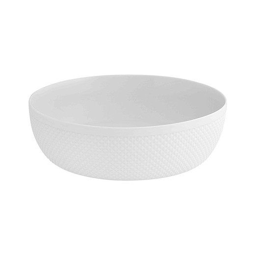 Λευκή πορσελάνινη σαλατιέρα M, Ø 28,1 x 7,9 cm | Μάγια