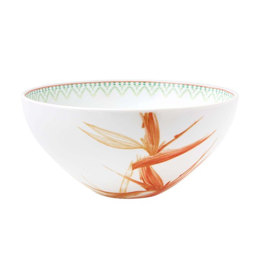 Saladeira de porcelana de Fiji, Ø26x12,5 cm