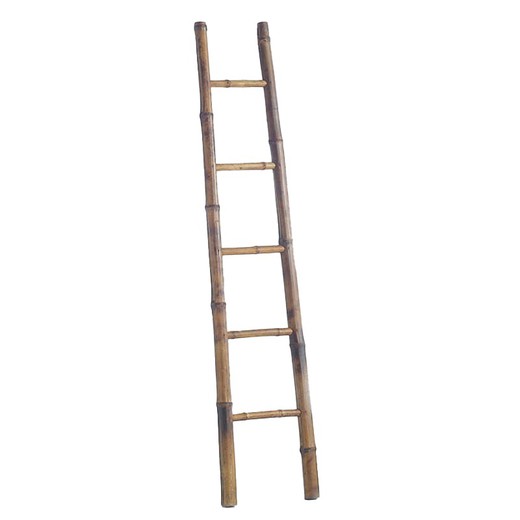 Escada de bambu marrom, 30x7x150 cm