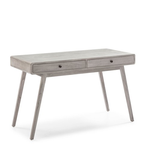 Gray wooden desk, 120x55x76 cm