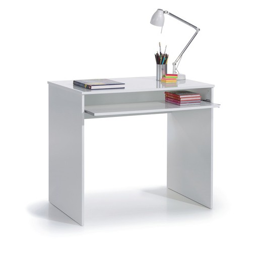 Hvid computer skrivebord, 90 x 54 x 79 cm