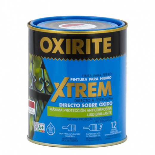 Esmalte com brilho liso Oxirite Xtrem 750ml.