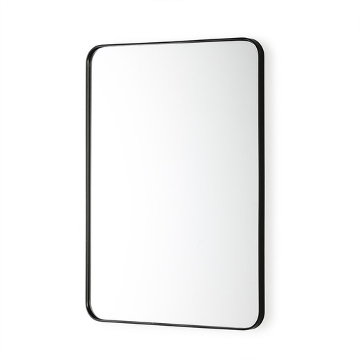 Spegel 60x3x80 Glas / metall svart