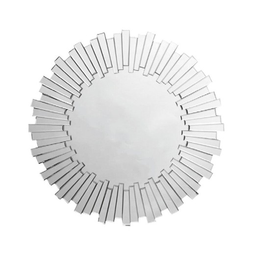 Espelho de parede circular. Quadro de espelhos. Ø 100 cm 100 x 100x 4,5 CM