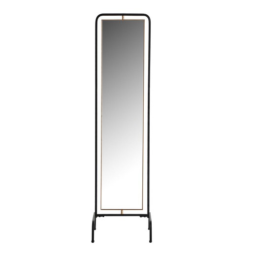 Żelazne lustro stojące, 45x40x170 cm