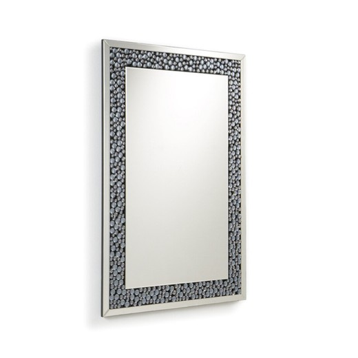 Specchio da parete rettangolare. Cornice specchi incorporata 120 X 80 CM —  Qechic