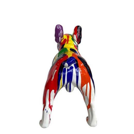 Pack descuento de 2 adorables Boston Terrier en poliresina multicolor