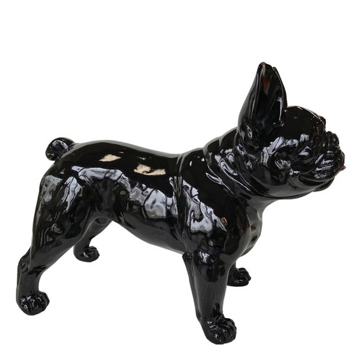 Figura Boston Terrier Kuatéh Osha 52 x 25 x 41 cm Negro