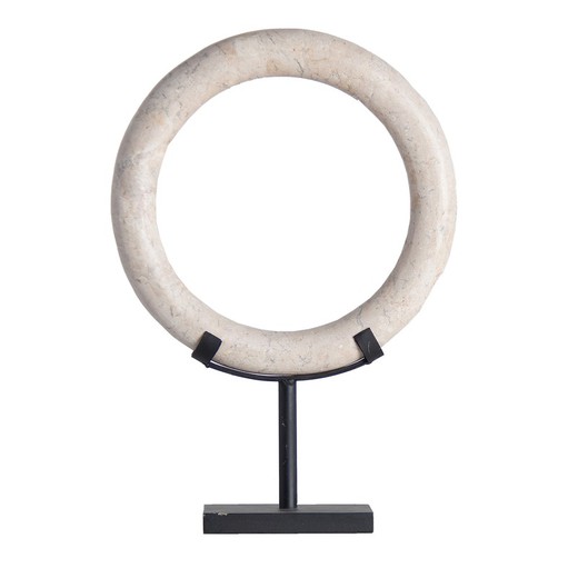 Figura decorativa in marmo bianco L, 40x10x53cm