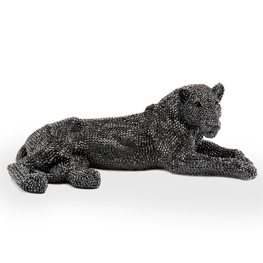Figurine Leona S Noir, 64x32x22cm