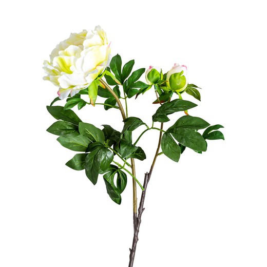 Hvid blomst, Ø19x97cm