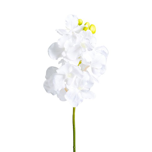 Flor Artificial de Azahar Blanca, Ø12x76 cm