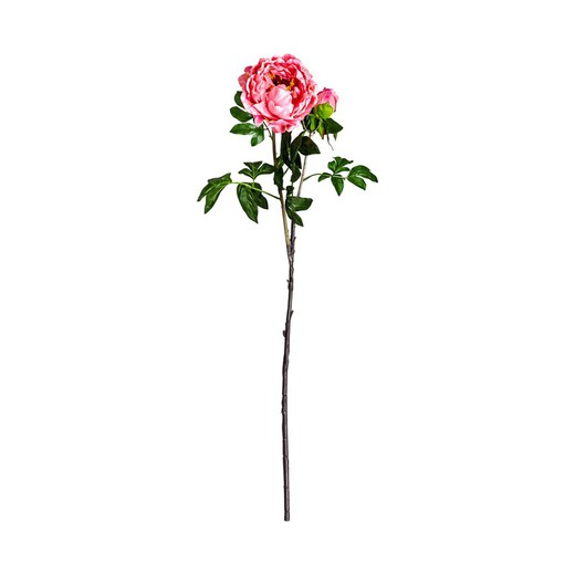 Flor artificial en rosa, Ø19 x 97 cm | Peonia