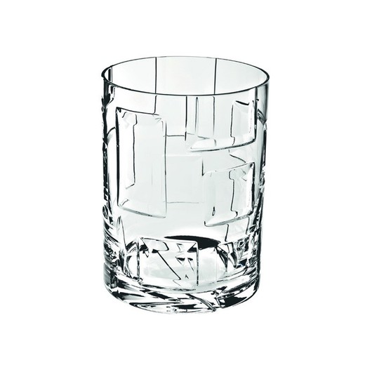 Clear glass vase M, Ø 19.5 x 26 cm | Portrait