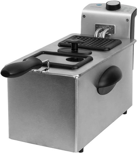 Fritteuse mit Öl CleanFry 3000 Full Inox Cecotec