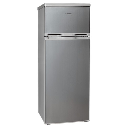 Réfrigérateur à double porte 144 cm. Inox Jocel