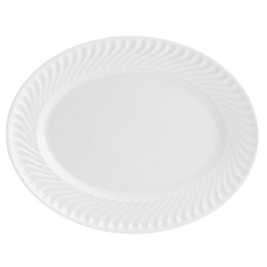 Large oval porcelain platter Sagres, 40.9x32.2x4.1 cm