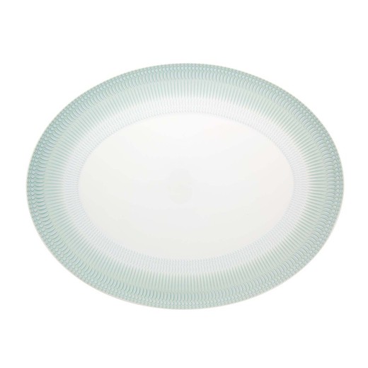 Large Oval Platter Venezia porcelain, 41.6x32.3x2.9 cm