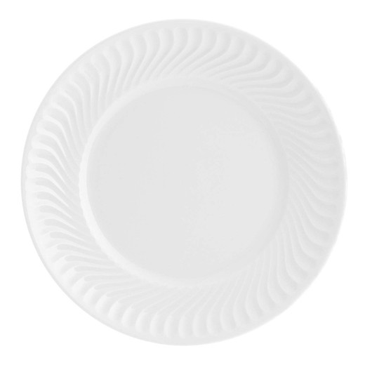 Piatto tondo piatto in porcellana Sagres, Ø32,6x4,4 cm