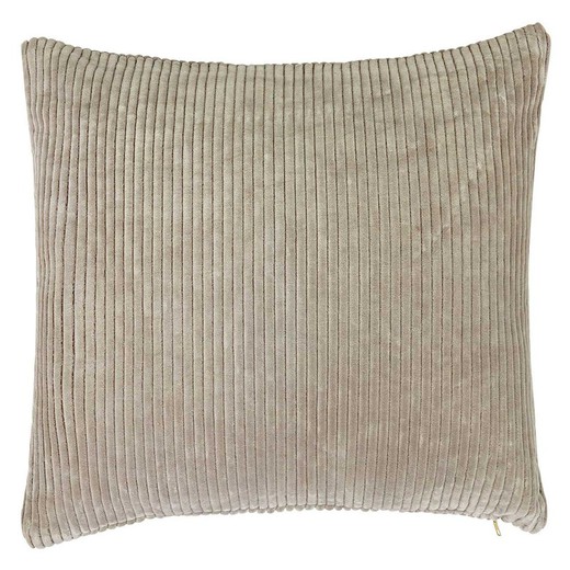 Capa de almofada de algodão orgânico areia 60 x 60 cm